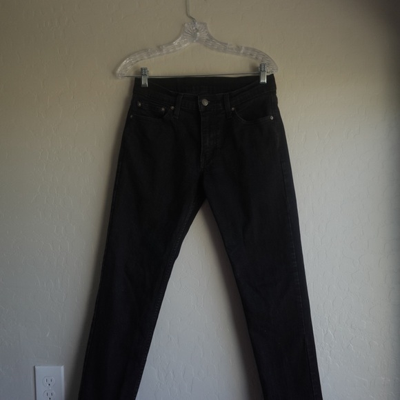 Men’s Levi’s 511 Black Denim Jeans W30 L30 - Picture 4 of 8